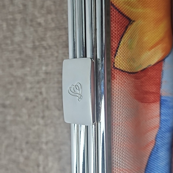 Tallula Tate 3 in 1 Floral Colorful Bag Clutch Kisslock Silver Hardware - Picture 7 of 10